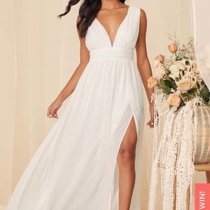 Lulus White Maxi Dress